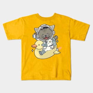 CAT SPACE Kids T-Shirt